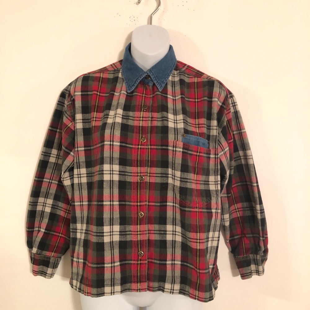 Quizz New York Women’s Plaid Flannel Shirt